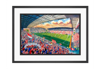 DW Stadium Fine Art Print - Wigan Athletic Warriors Rugby League